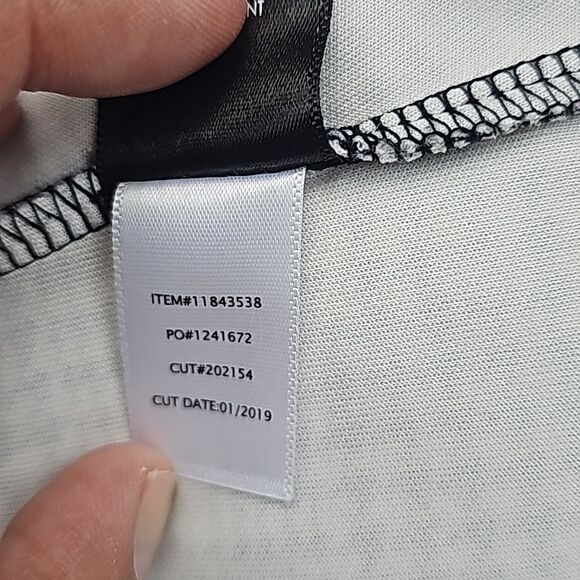 Torrid NWOT Houndstooth Scuba Skater Dress Black White Size 2X - Picture 6 of 9